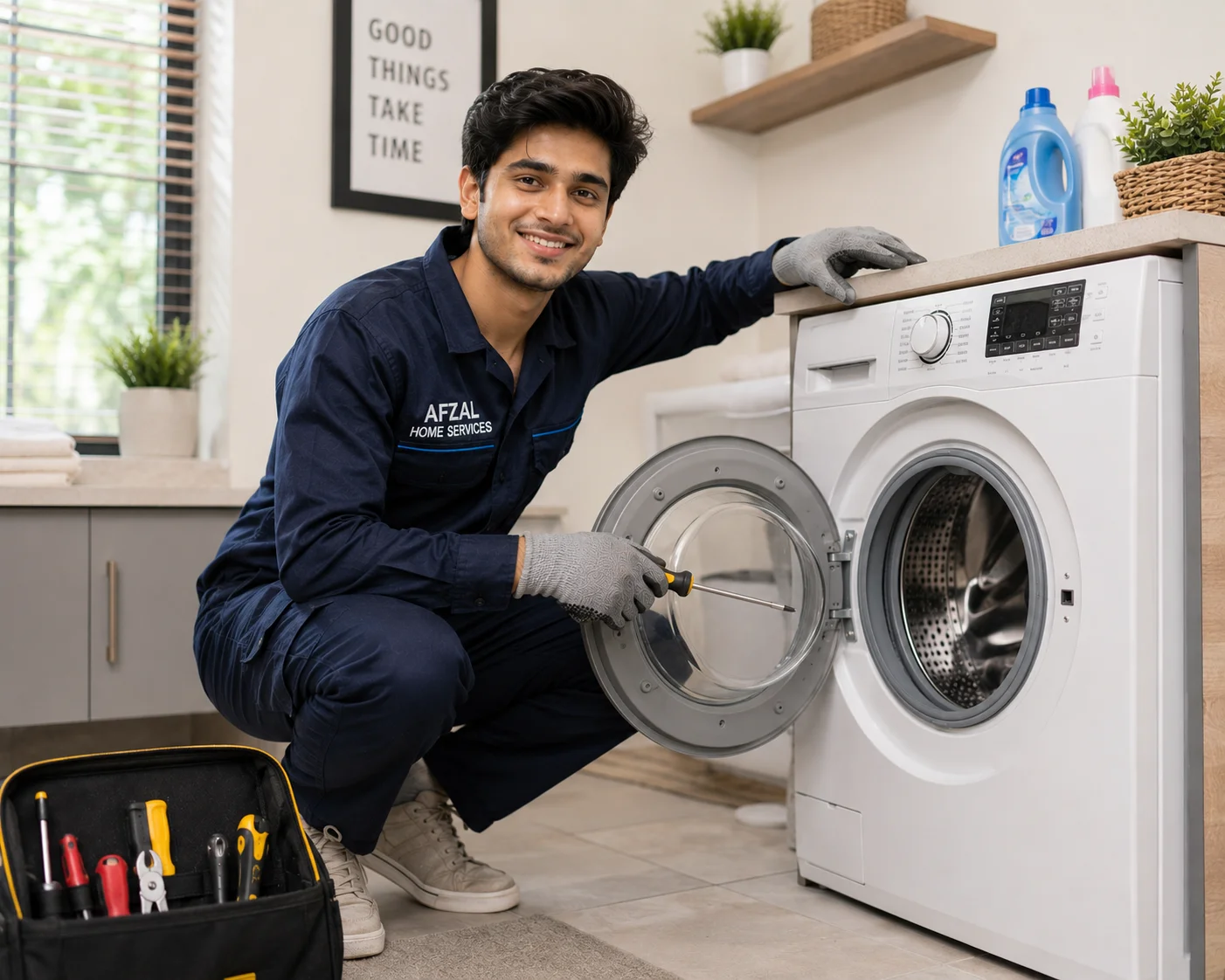 Washing Machine Repairing Afzal AC Services in Lahore